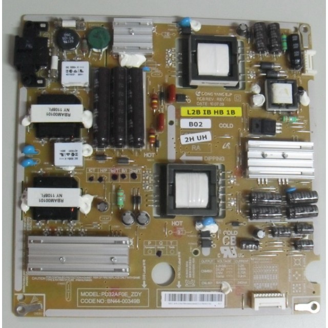 PLACA FONTE SAMSUNG BN44-00349B UN26C4000PMXZD UN32C4000PMXZD UN32C5000QMXZD (SEMI NOVA) Placa fonte SAMSUNG www.soplacas.tv.br